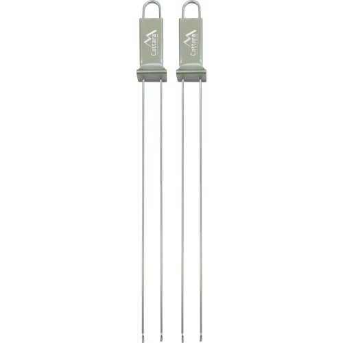 Grill skewers double, 32 cm, set of 2