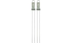 Grill skewers double, 32 cm, set of 2
