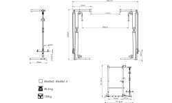 Vārtu pacēlājs MS-W108 2.0 - Marbo Sport