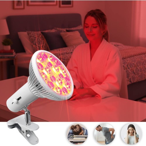 Infrasarkanā lampa inSPORTline Zelara - Balts