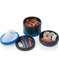 Humangear Stax pārtikas kārba, pelēka