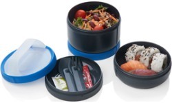 Humangear Stax pārtikas kārba, pelēka