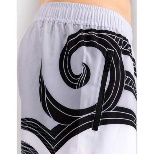 Venum x Mike Tyson Tiger treniņu šorti – Optical White/Deep Black