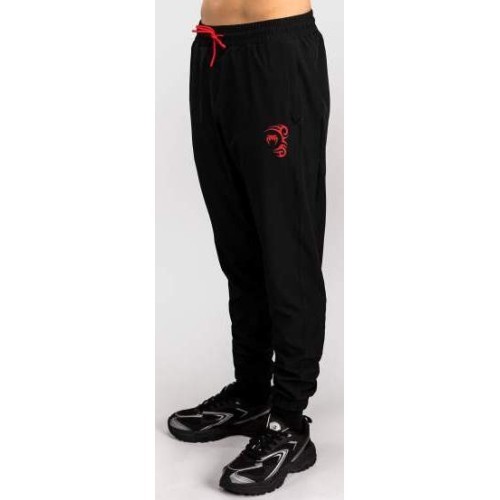 Venum x Mike Tyson Tiger Joggers - Deep Black/Intense Red