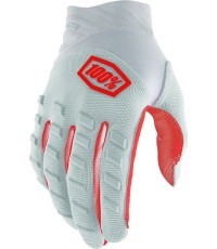 Motokrosa cimdi 100% Airmatic Silver - Silver