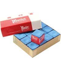 Бильярдный мел Master Sky Blu, 12шт.