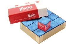 Бильярдный мел Master Sky Blu, 12 шт.