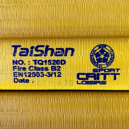 Мат для дзюдо Taishan 200 x 100 x 5 см, желтый
