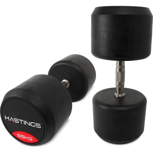 Hastings 55 kg profesionāls hanteļu komplekts