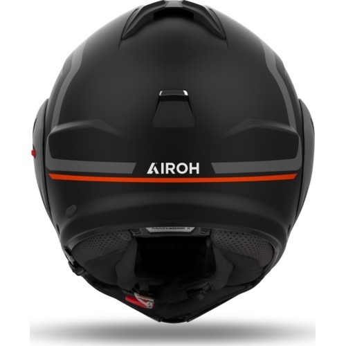 Flip-Up Motorcycle Helmet AIROH MATHISSE 2 Genius P/J Matte Orange