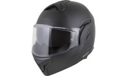 Flip-Up Motorcycle Helmet Cassida MultiFlip Solid BlackOut P/J - černá matná/černá