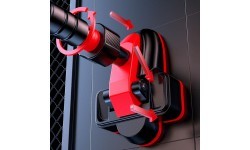 DOORWAY PULL-UP BAR WITH QUADRUPLE SUPPORT AND COUNTER DD500 HMS