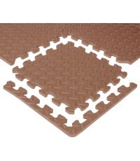 inSPORTline Famkin puzles paklājs (12 flīzes, 18 malas) - Mocha mousse