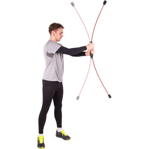 Elastīgais stienis inSPORTline Strong - Sarkans