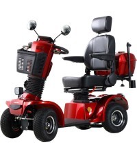 Četru riteņu elektriskais skrejritenis inSPORTline Thodor - Red