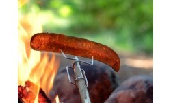 Cooking Fork Light My Fire Grandpa's FireFork Bio, Green and Pink