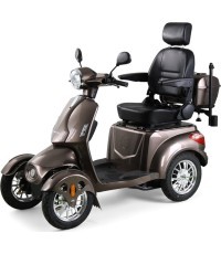 Četru riteņu elektriskais skrejritenis inSPORTline Antun - Brown