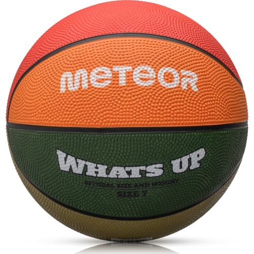 Basketbola bumba Meteor What's Up - Zaļš, oranžs