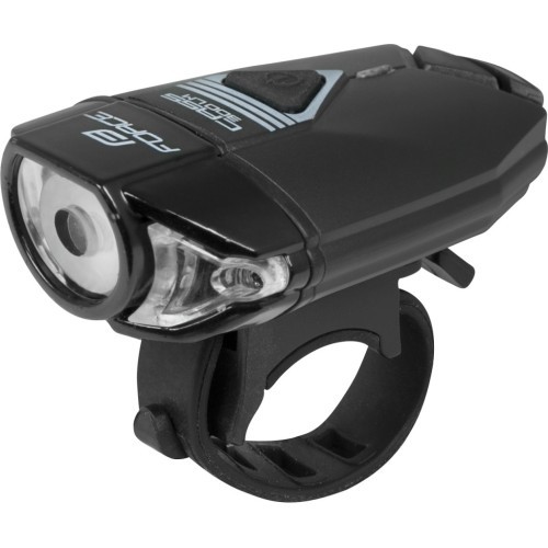 Передний фонарь FORCE CASS 300LM, USB (чёрный)