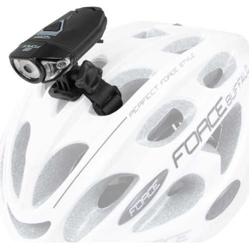 Передний фонарь FORCE CASS 300LM, USB (чёрный)