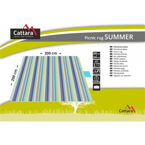 Плед для пикника SUMMER 200x200см