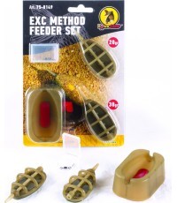 Metodisko barotavu komplekts ar pelējuma formu Extra Carp, 20,30g