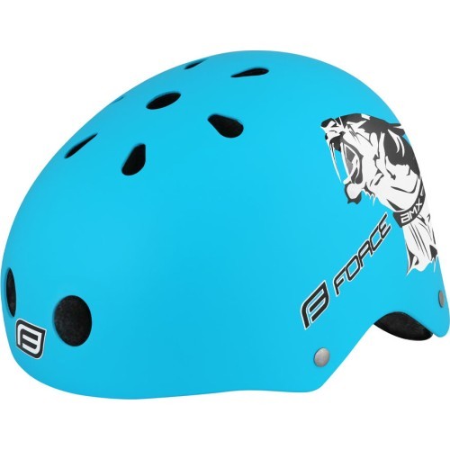 FORCE BMX Helmet 58-63cm L-XL (matte blue)