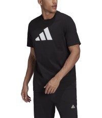 Adidas M FI 3-Bar Tee vīriešu T-krekls Black HD0893