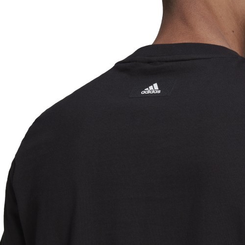 Мужская футболка Adidas M FI 3-Bar Tee Black HD0893