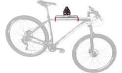 Foldable wall-mounted bicycle holder FORCE (steel, black, max 15 kg)