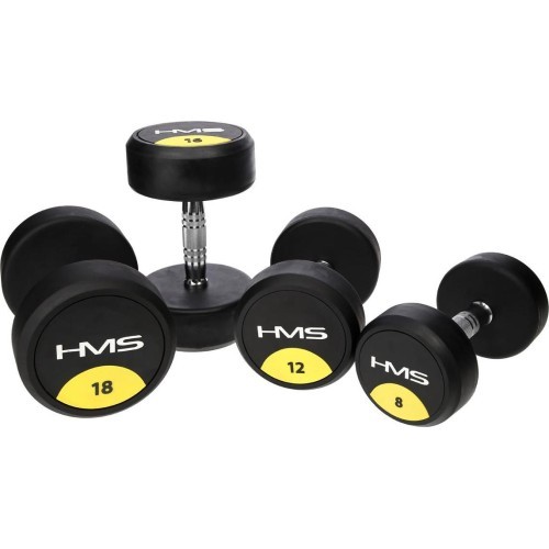 HG PRO RUBBER DUMBBELL HMS - 20 kg