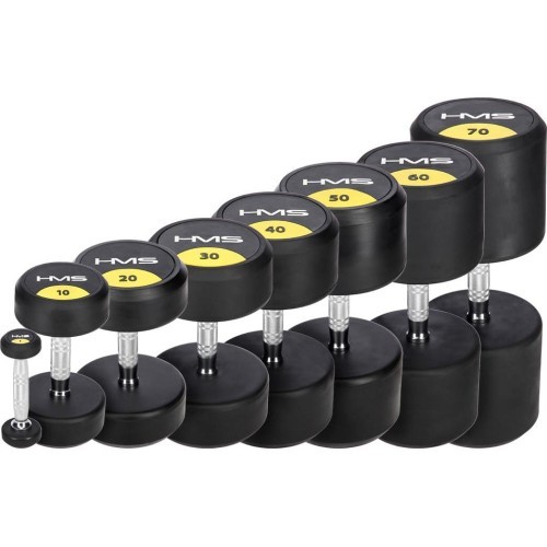 HG PRO RUBBER DUMBBELL HMS - 22.5 kg