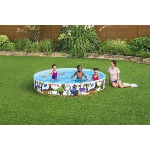 Bērnu baseins Bestway Dinosaurs Expansion 3+, 244x46 cm