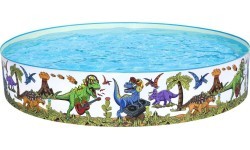 Dinosaurs Expansion Pool for Children 3+ BESTWAY 244x46cm Vinyl + PVC