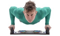 Push-up dēlis HMS PU10 sarkans