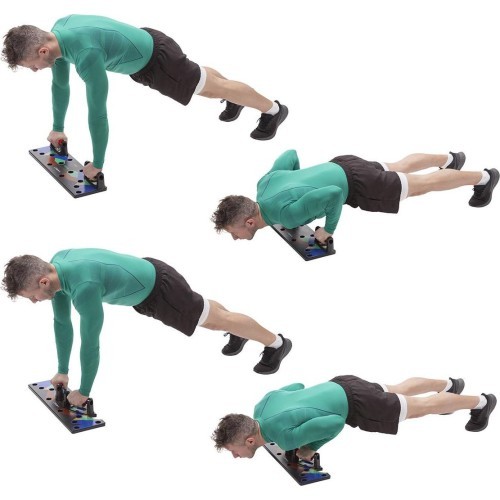 Push-up dēlis HMS PU10 sarkans