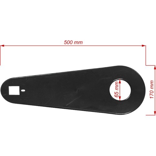 Ķēdes aizsargs DY-C36 PVC 20"