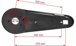 Ķēdes aizsargs DY-C36 PVC 20"