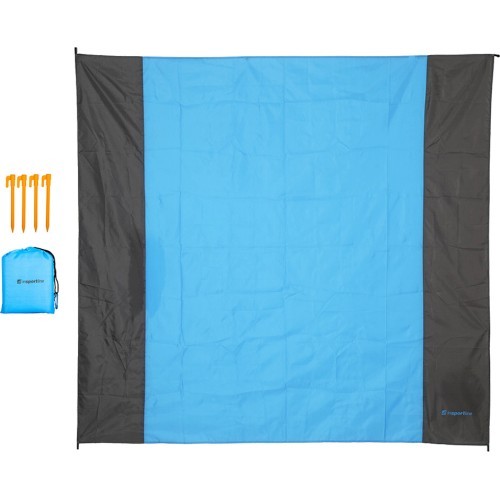 Piknika pleds inSPORTline Dattino 210 x 200 cm - Zils