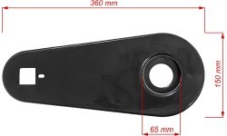 Ķēdes aizsargs DY-C20 PVC 12"