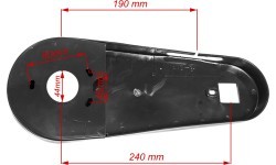 Ķēdes aizsargs DY-C20 PVC 12"
