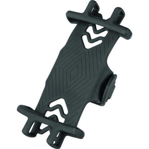 FORCE silicone handlebar phone mount 4''-6'' (black)