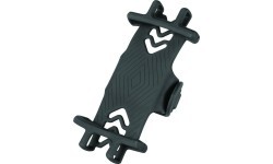 FORCE silicone handlebar phone mount 4''-6'' (black)