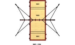 SET OF LANDING MATS FOR COMPETITION RINGS - 10 m² - FIG Approved