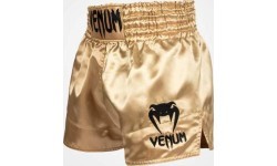Venum Classic Muay Thai šorti, zelta/melni