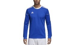 Футболка футбольная Adidas Squad 17 с длинным рукавом, синяя, S99150