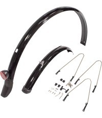 SKS Velo Fenders 28" 45mm for disc brakes, with stays (glossy black)