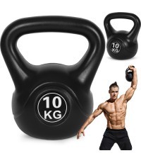 Kettlebell kettle 10kg vingrinājumu hanteles bumba fitnesa svars ModernHome