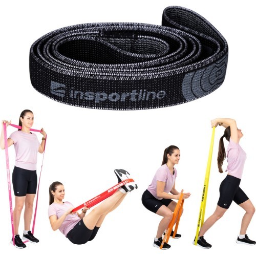Resistance Band inSPORTline Rand XXX Strong - Black