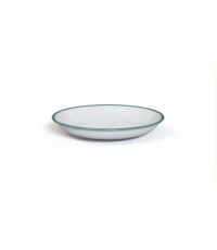 Emaljēts šķīvis Origin Outdoors Ocean Deep, 20 cm, balts